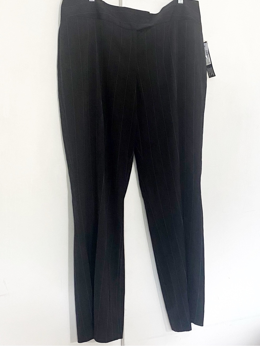 Studio 1940 NWT Black Pinstripe Dress Trouser Pants 20W
